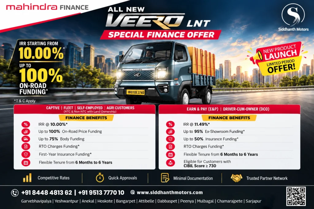 Mahindra Veero LNT Diesel in Bangalore – Siddhanth Motors