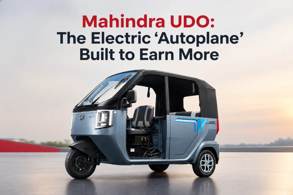 Mahindra UDO_ Electric Autoplane Hero